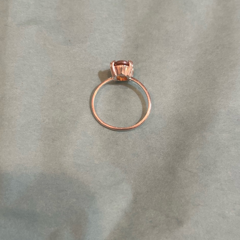 Carrie Elizabeth Sterling Silver Exotic Topaz Ring Sterling Silver Large Sz 8.5 - Picture 5 of 9
